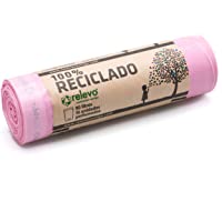 Relevo 100% Reciclado Bolsas Basura Perfumadas- extra resistentes 30 L- 15 bolsas